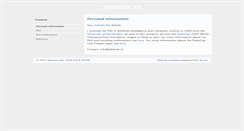 Desktop Screenshot of jellekok.nl